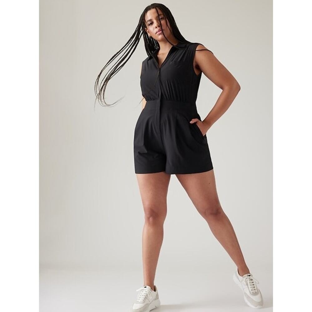 Atleta Brooklyn Utility Romper
Wrinkle-resistant fabric in a relaxed fit  Sz 16